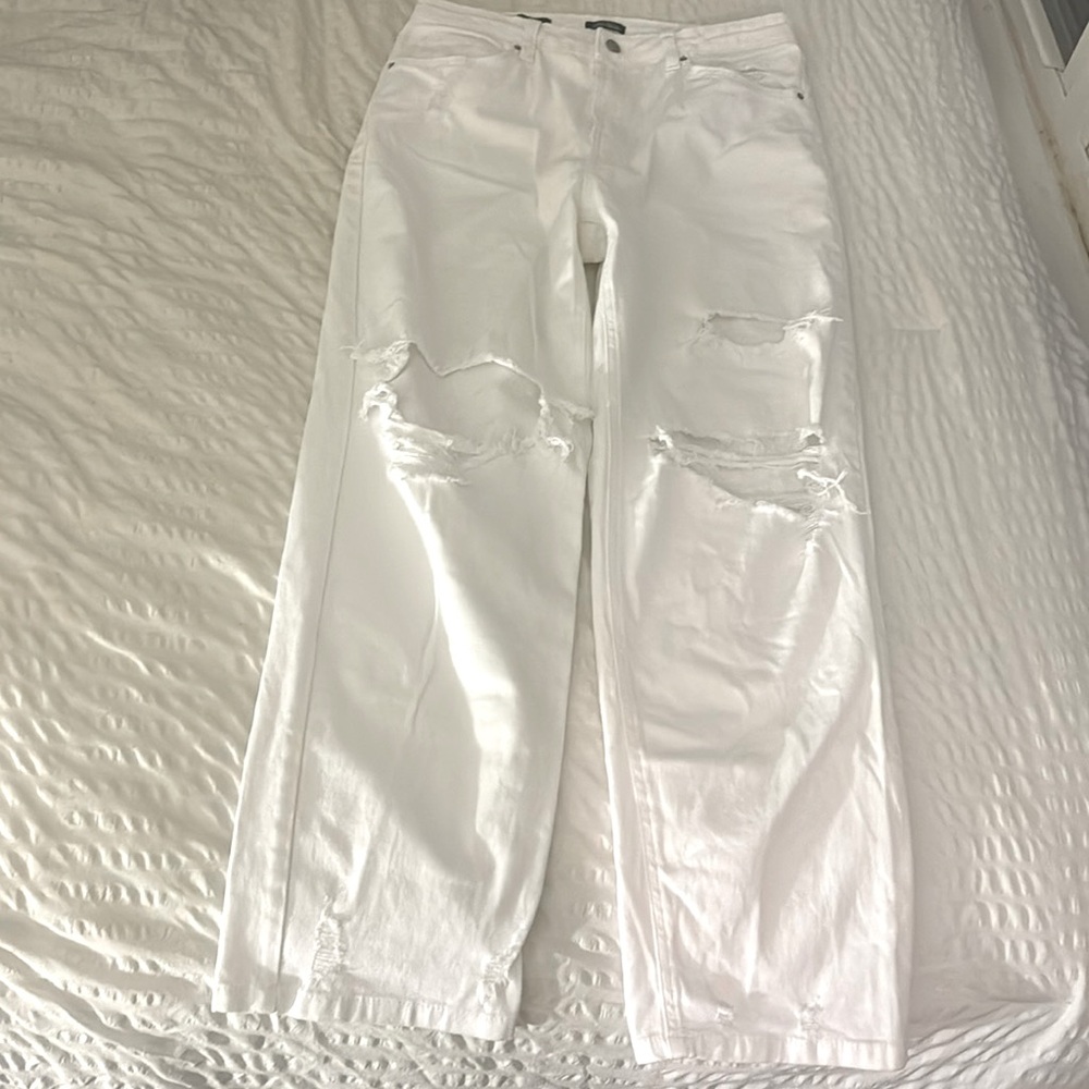 High rise dad jeans